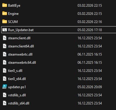Updater Placement